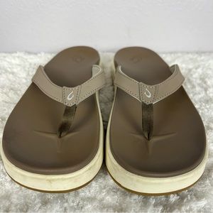 OluKai Nu'a Pi'o Flip Flop Sandals - Women's 11